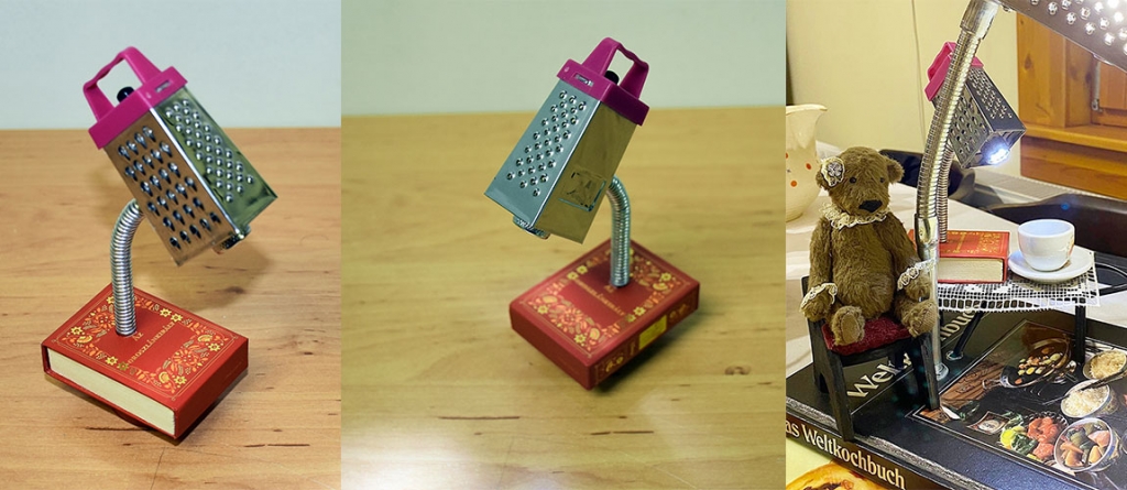 Olvasónk kreatív ötlete: DIY mini olvasólámpa sajtreszelőből plüssállatkáknak Olvasónk kreatív ötlete: DIY mini olvasólámpa sajtreszelőből plüssállatkáknak